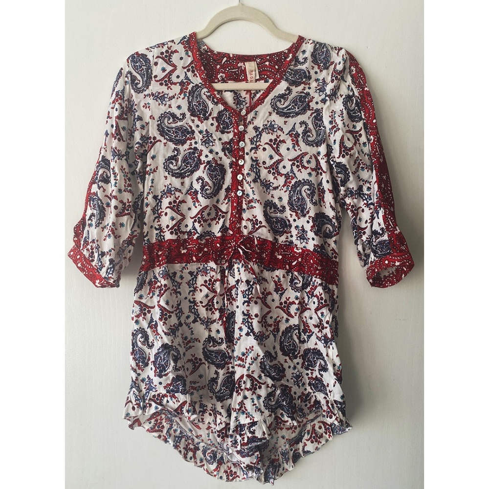 On The Road Paisley Romper
